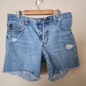 Levi's 501 Original Shorts Women Size 28